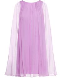 Max Mara - Pianoforte Tulle Crewneck Sleeveless Dress - Lyst