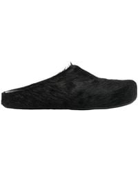 Marni - Fussbett Slip-On Flat Mules - Lyst