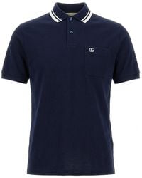 Gucci - Cotton Polo Shirt - Lyst