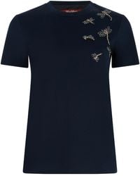 Max Mara - Studio Pontile Short-Sleeved Crewneck T-Shirt - Lyst