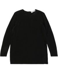 Sportmax - T-Shirt With Round Neck And Long Sleeves - Lyst