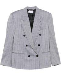 Stella McCartney - Wool Double-Breasted Jacket - Lyst
