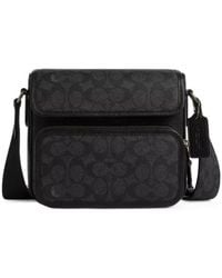 COACH - Sullivan's Signature Canvas Clamshell Crossbody Bag - Lyst