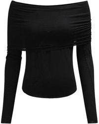 Thom Krom - Draped Long-Sleeve Top - Lyst