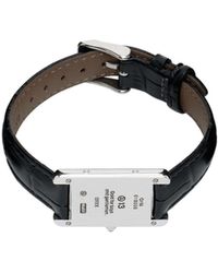 NUMBERING - Crocodile-Embossed Leather Bracelet - Lyst