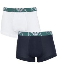 Emporio Armani - Elastic Waist Boxer Underwear 2-Piece Set - Lyst