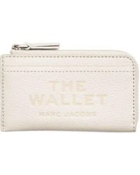 Marc Jacobs - Logo Debossed Zip-Up Wallet - Lyst