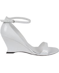 Ferragamo - Open-Toed Wedge Sandals - Lyst