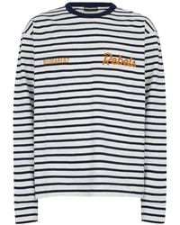 DSquared² - Stripe Logo Long Sleeve T-Shirt - Lyst