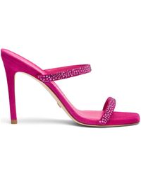 Stuart Weitzman - Aleena Royale Crystal High-Heeled Sandals - Lyst
