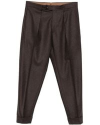 Berwich - Pleated Wool Trousers - Lyst