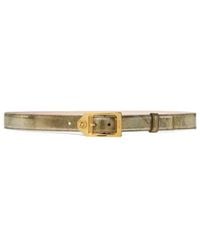 Versace - Logo-Engraved Buckle Belt - Lyst