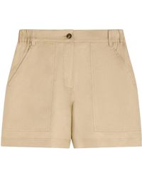 Weekend by Maxmara - Elasticated Patch-Pocket Shorts - Lyst