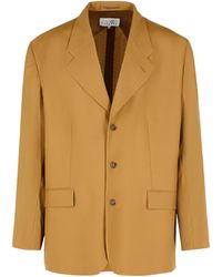 MM6 by Maison Martin Margiela - Single-Breasted Tailored Blazer - Lyst