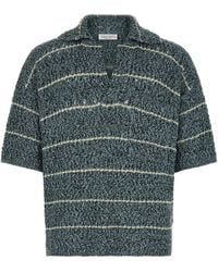 Roberto Collina - Mouline Textured Polo Shirt - Lyst