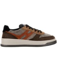 Hogan - H630 Round Toe Low-Top Sneakers - Lyst