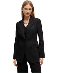 BOSS - Long-Sleeved Suit Coat - Lyst