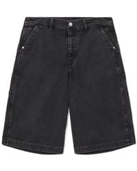 AllSaints - Jackson Relaxed Fit Cotton Shorts - Lyst