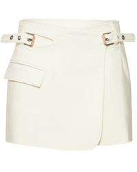 Dion Lee - Compact Wool Blend Interlock Mini Skirt - Lyst