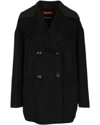 Max Mara - Studio Mstarca Double-Breasted Coat - Lyst
