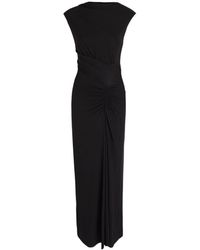 Jonathan Simkhai - Acacia Draped Jersey Maxi Dress - Lyst