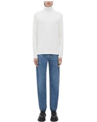 Bottega Veneta - Logo High-Necked Long-Sleeved T-Shirt - Lyst