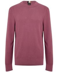 BOSS - Ecaio-P Knitted Jumper - Lyst