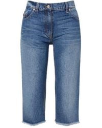 Magda Butrym - Faded Capri Jeans - Lyst