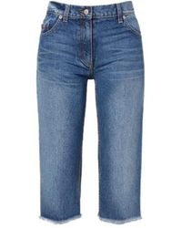 Magda Butrym - Faded Capri Jeans - Lyst