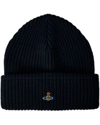 Vivienne Westwood - Logo Embroidered Beanie - Lyst