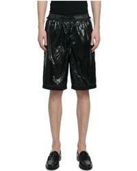 Herno - Drawstring Elasticated-Waistband Shorts - Lyst