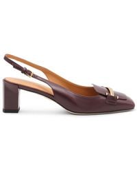 Tod's - Block Heel Slingback Pumps - Lyst