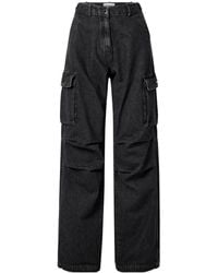 Coperni - High-Rise Wide-Leg Cargo Jeans - Lyst