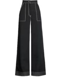 Max Mara - High-Waisted Loose Dress Pants - Lyst
