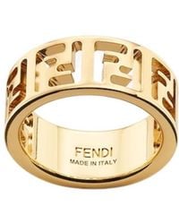 Fendi - Colored Metal Ring - Lyst