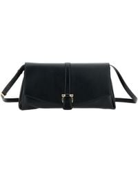 Ferragamo - Logo Buckle Shoulder Bag - Lyst