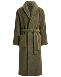 Polo Ralph Lauren - Pony-Embroidered Shawl-Collar Robe - Lyst