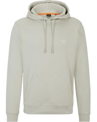 BOSS - Boss ヒューゴ ボス ロゴ パッチ ドローストリング パーカー - Lyst