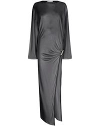 The Attico - The Long-Sleeved Crewneck Dress - Lyst