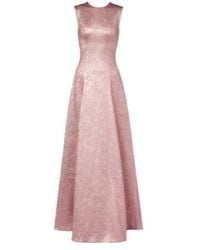 Emilia Wickstead - Nodin Open-Back Cloque Gown - Lyst