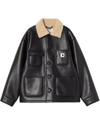 Carhartt - Natural Shepton Og Michigan Canvas Chore Coat - Lyst