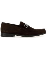 Ferragamo - Ferragamo Gancini Slip-On Loafers - Lyst