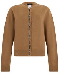 Fabiana Filippi - Embellished Zip-Up Cardigan - Lyst
