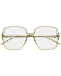 Gucci - Eyewear Rectangular Frame Glasses - Lyst