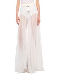 Norma Kamali - Flared Skirt To Floor With Panty - Lyst