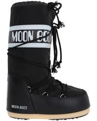Moon Boot - Icon Logo Printed Lace-Up Boots - Lyst