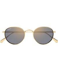 Cartier - Oval-Frame Sunglasses - Lyst