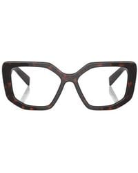 Prada - Eyewear Irregular-Frame Glasses - Lyst