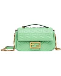 Fendi - Ff Motif Chained Shoulder Bag - Lyst