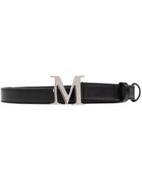 Max Mara - Mclassic Logo Plaque Belt - Lyst